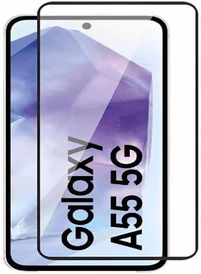 Portal AE Samsung Galaxy A55/A35 Screen Protector Tempered Glass Screen Glass Anti-Shatter [ 5D ] Hardness Scratch Proof Compatible For Samsung Galaxy A55/A35